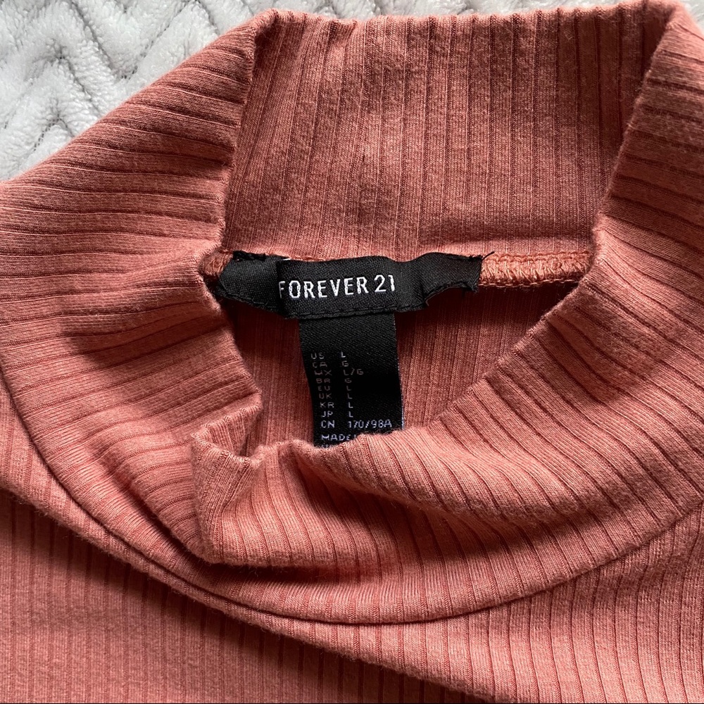 FOREVER 21 Pink Ribbed Dress - Picture 2 of 2